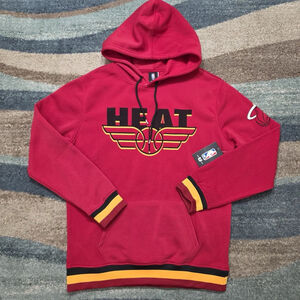 Miami Heat Fly High Hoodie Red Medium NBA Team Apparel New w/ Tags $75 MSRP
